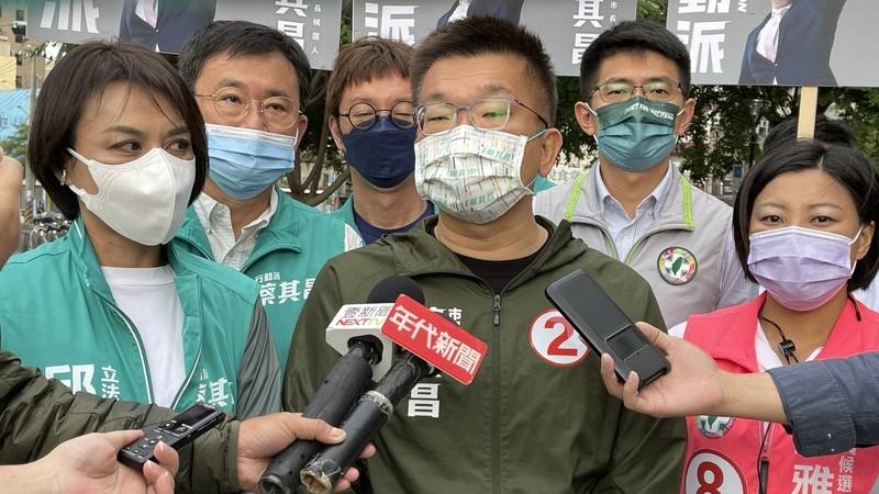 民進黨台中市長候選人蔡其昌怒批選風敗壞。資料照片／中央社