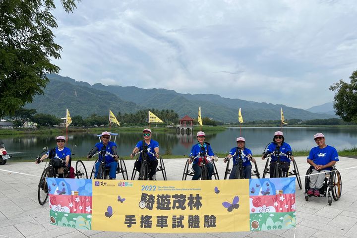 今年為台灣自行車旅遊年,茂管處打造無障礙騎乘環境。 圖:茂林國家風景區管理處/提供