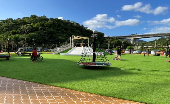 新北市府強力排除公有地遭占用　五股再添一處共融公園