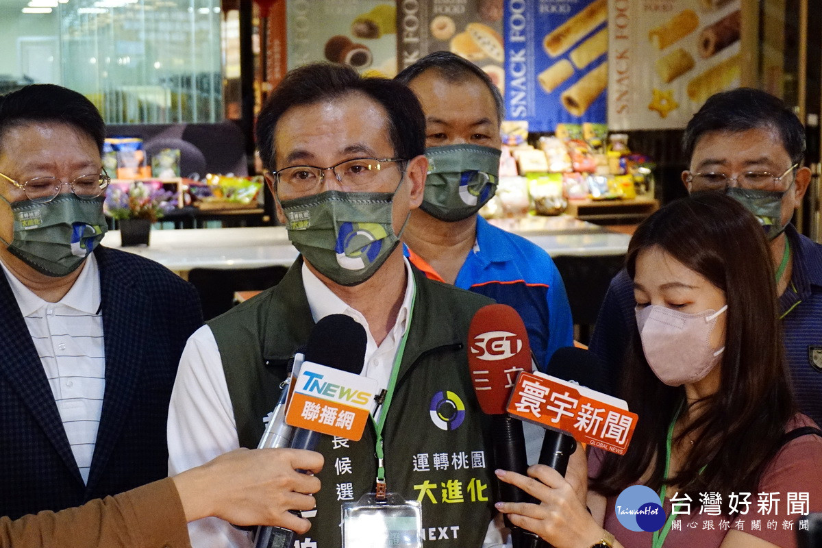 民進黨桃園市長候選人鄭運鵬。
