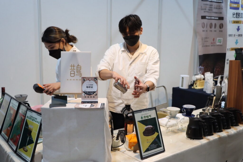 「2022台北國際咖啡節-咖啡市集」,活動聚集30個展攤22家咖啡館