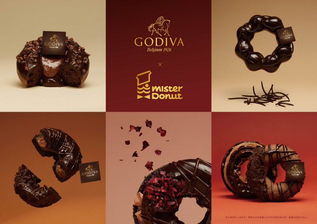 GODIVA和您甜甜圈一起,Mister Donut奢華可可季強勢回歸!