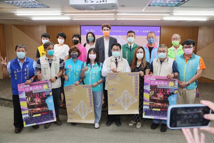 2022臺南城市音樂節暨貴人散步音樂節,邀請跨世代1王2后同臺演出。 圖:臺南市政府觀光旅遊局/提供