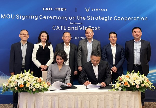 寧德時代與VinFast達成全球戰略合作 共同推動全球電動化轉型