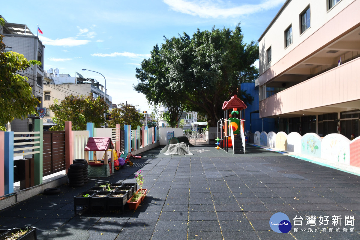 幼兒園外圍圍牆。圖/彰化縣政府提供