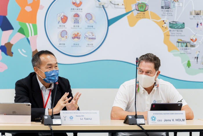 國際壯年運動總會執行長來臺 訪視 ,2025雙北 世壯運 數位場館圖說平臺 首次曝光