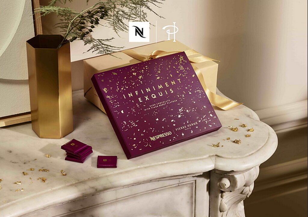 限量版Nespresso × Pierre Hermé葡萄柚花椒莓風味巧克力 ，只送不賣