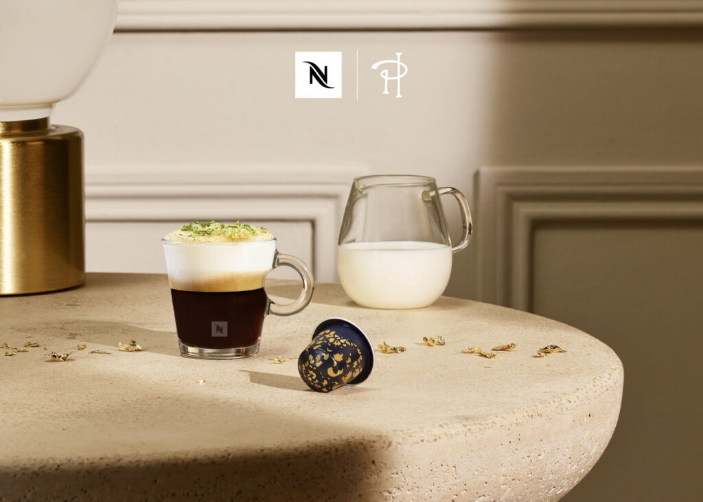 星耀巴黎單一產區哥倫比亞黑咖啡特調，萊姆羅勒焦糖濃縮瑪奇朵