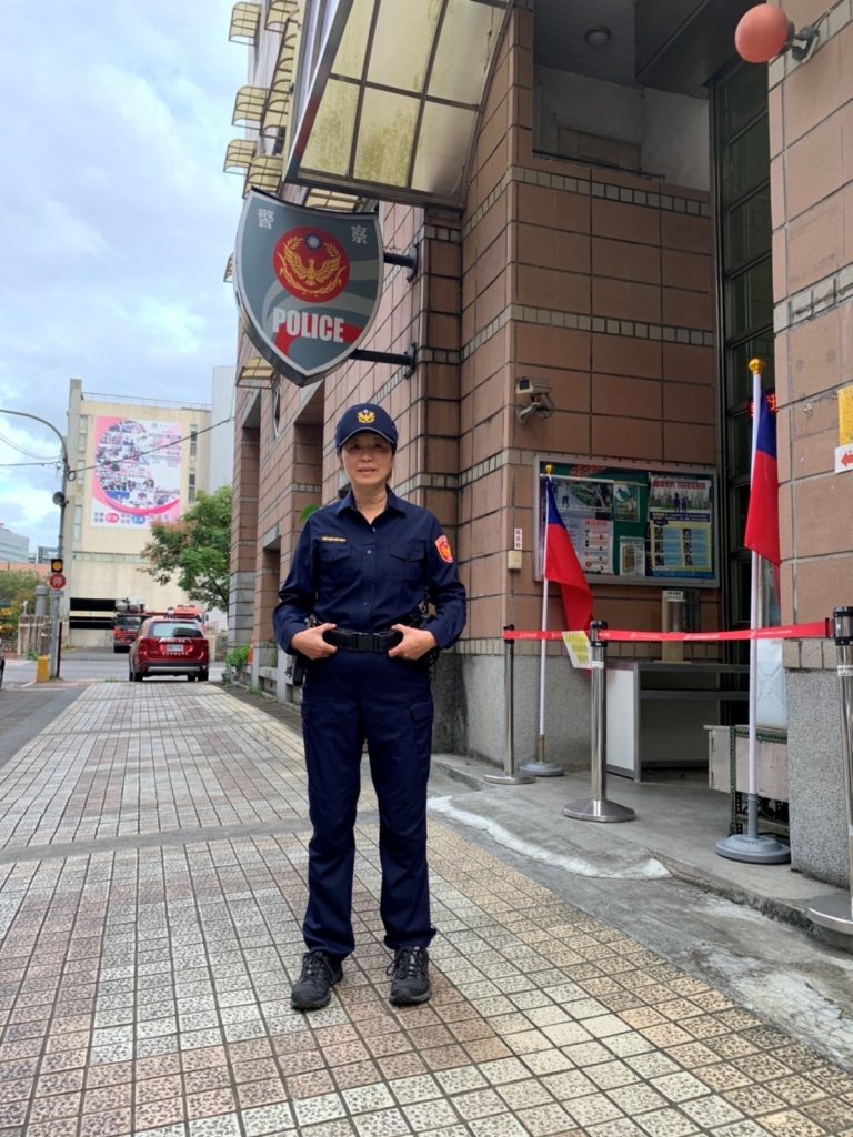 圖:肇南港分局警備隊小隊長徐源鳳。