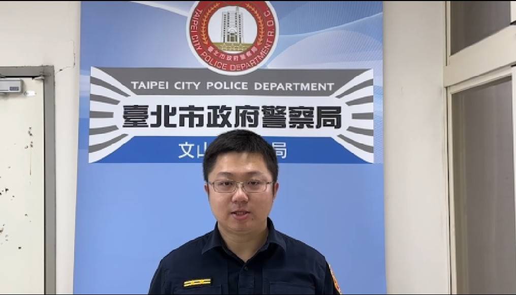 圖片說明:文山第一分局木新所長王乃強進行案情說明。(記者吳萍翻攝