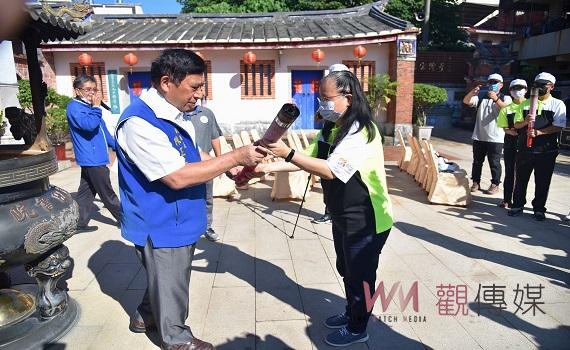 南投縣第70屆縣運會陳副縣長引燃聖火