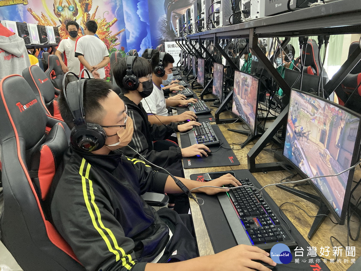 藉電競賽宣導反毒。(南投縣聯絡處提供)