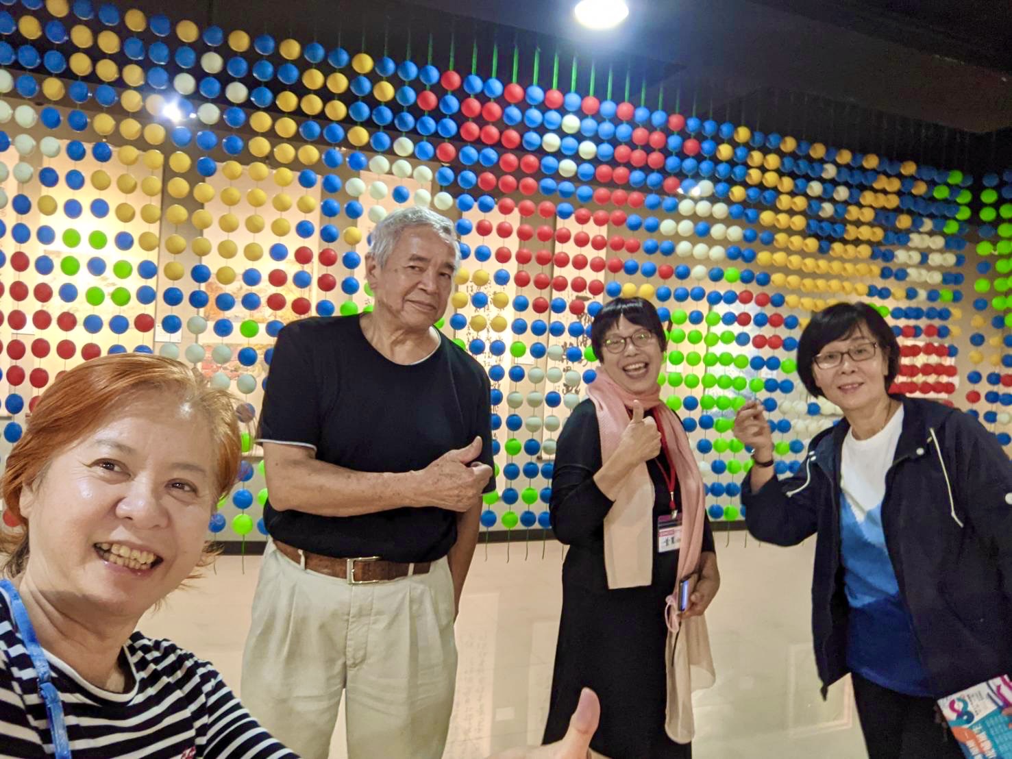 潘谷風老師重拾藝術初心回母校師大舉辦畢業50年回顧展