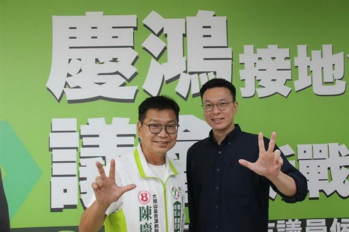 林飛帆推薦陳慶鴻 盼綠營在高雄多一席