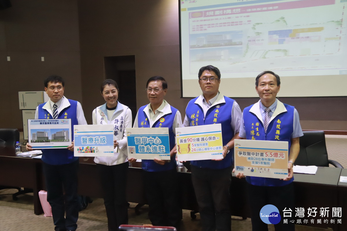 南基將要在南投市再擴建院區提升醫療品質。（記者扶小萍攝）