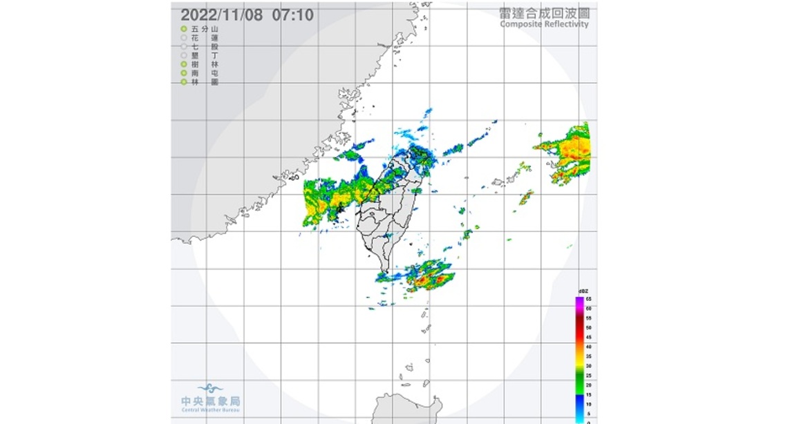 大臺北東半部偶有短暫雨 基隆北海岸東北部注意局部大雨 其他多雲到晴