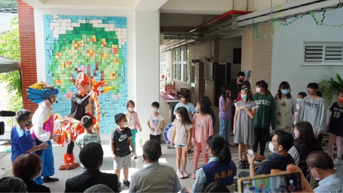 中市推藝術教育平權 公共藝術扎根東勢石角國小