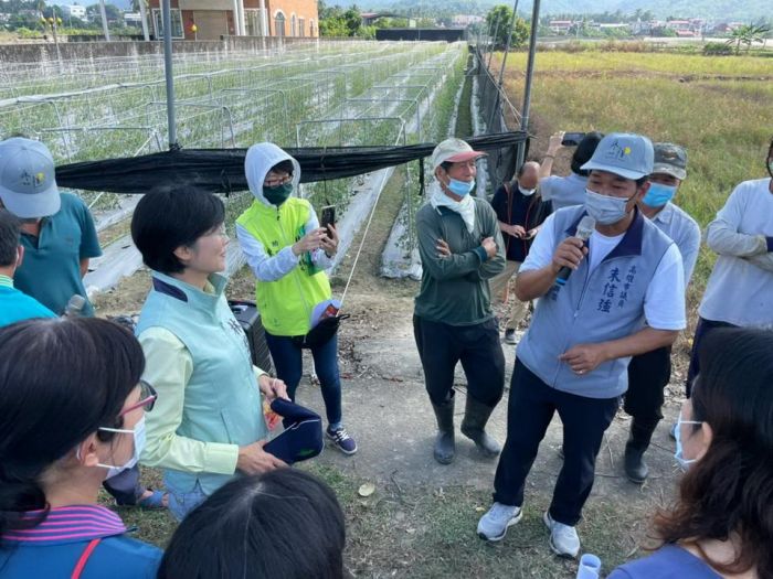 朱信強為高雄農民爭取補助與天然災害救助金