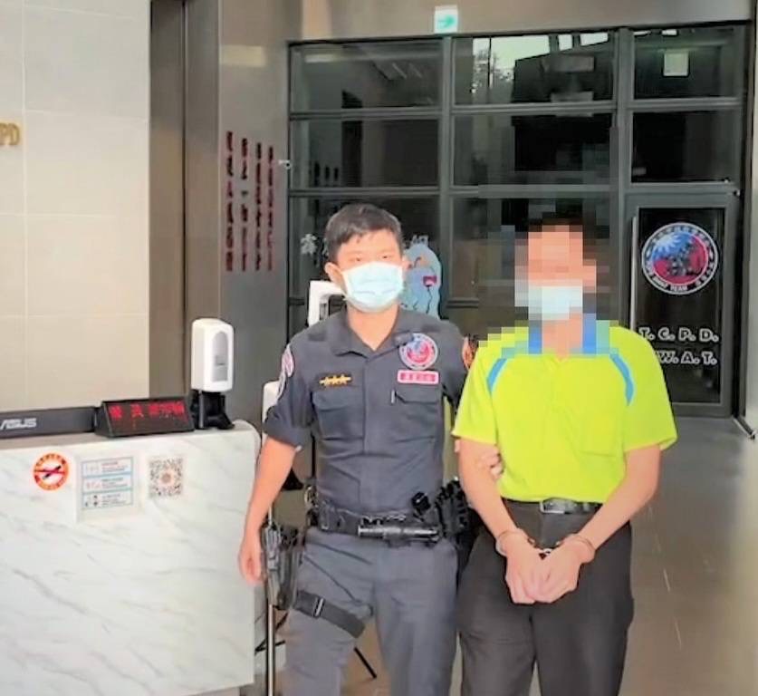 圖片說明:北巿刑大逮捕連續竊盜犯嫌。(記者吳萍翻攝)