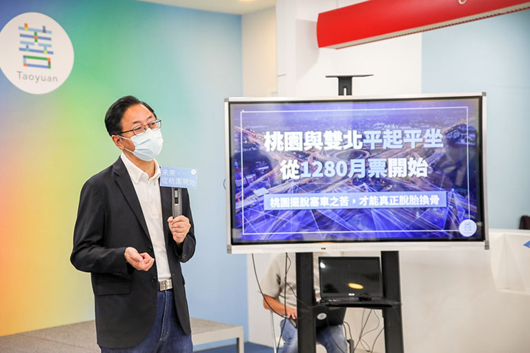 圖片說明:張善政參加立法院「照顧通勤族・生活共同圈 台鐵、機捷納入雙北定期票可行性」公聽會。(張競辦提供)