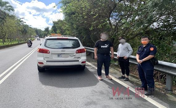 假日出遊遇車輛故障　員警熱心協助排除
