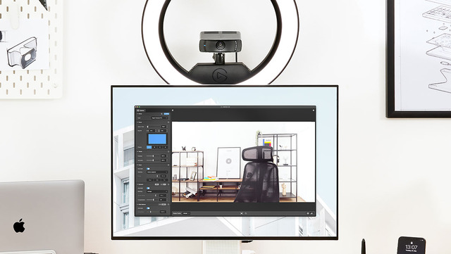 Facecam Pro附有堅固的支架,採用業界標準的¼英寸螺紋.jpg
