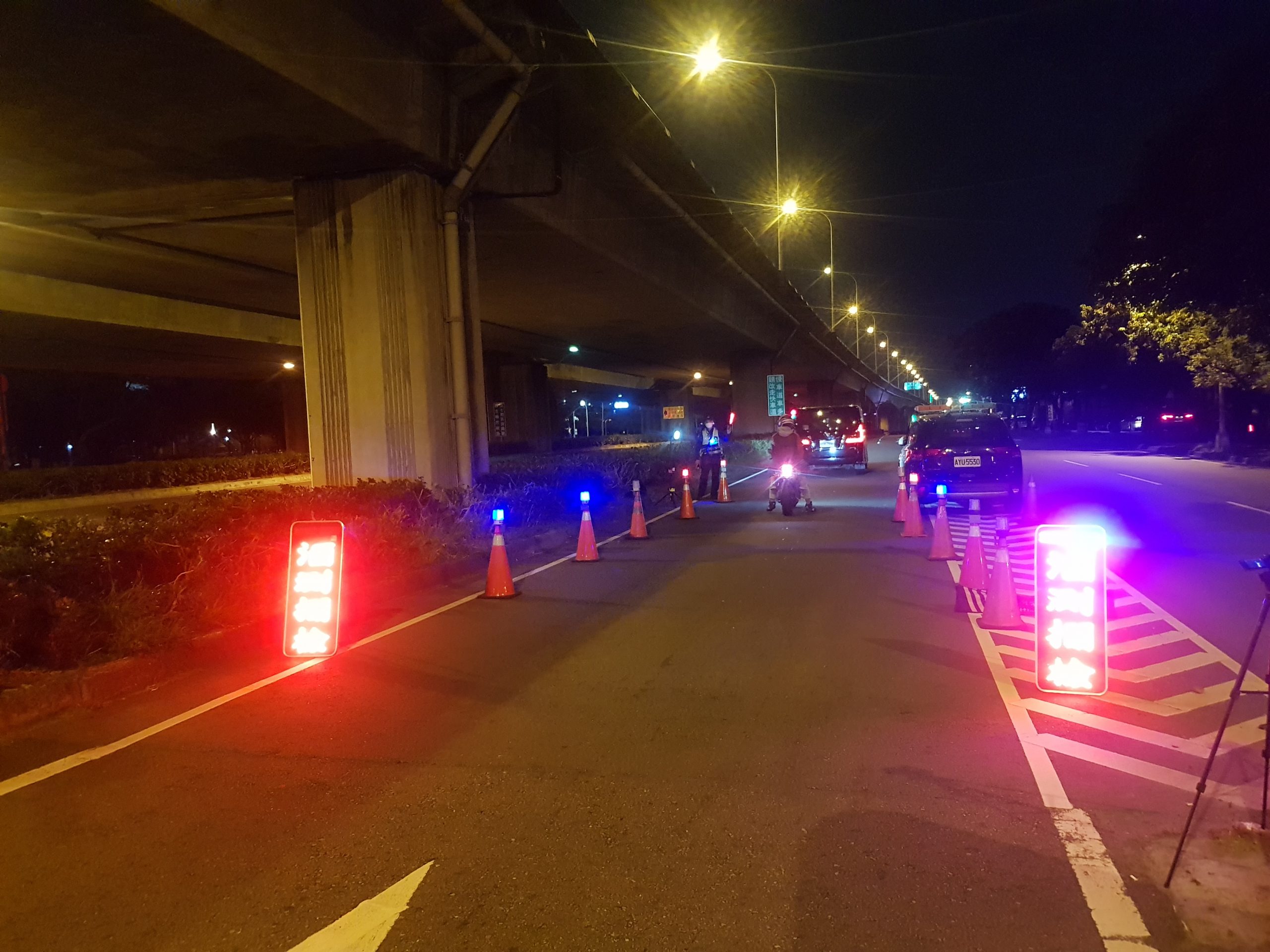 圖片說明：臺中市政府警察局日前防制「冬令進補」酒駕肇生強力執法情形。(記者林㤈輝翻攝) 