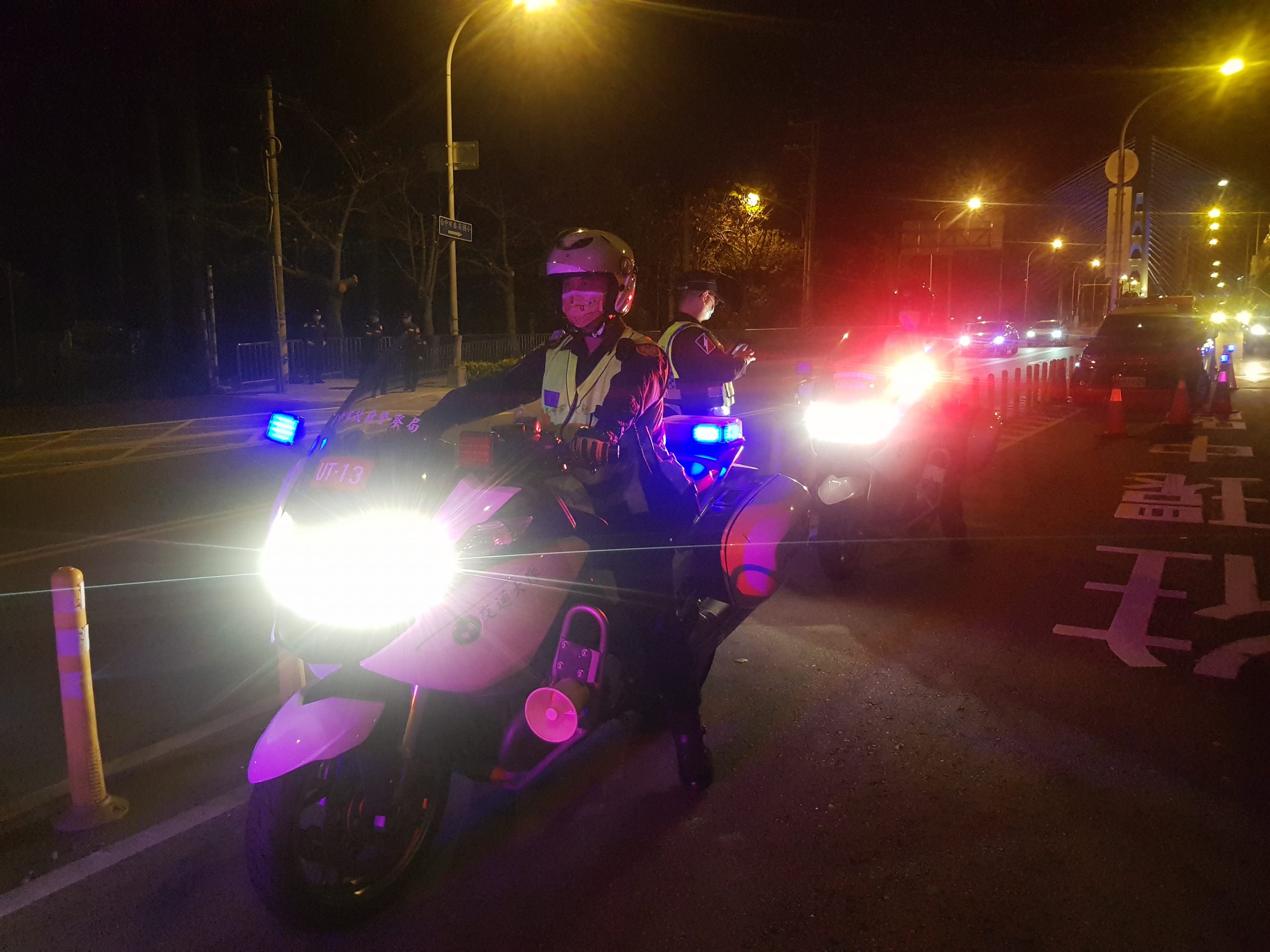 圖片說明：臺中市政府警察局日前防制「冬令進補」酒駕肇生強力執法情形。(記者林㤈輝翻攝) 