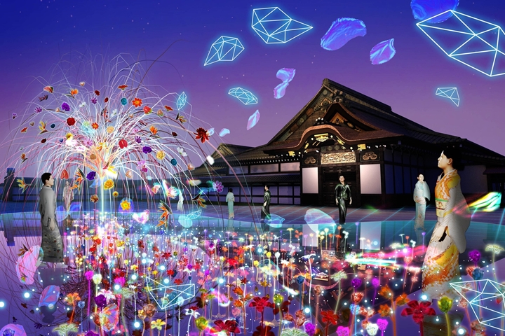 世界遺產二条城今秋必玩!超璀璨NAKED FLOWERS 2022開幕