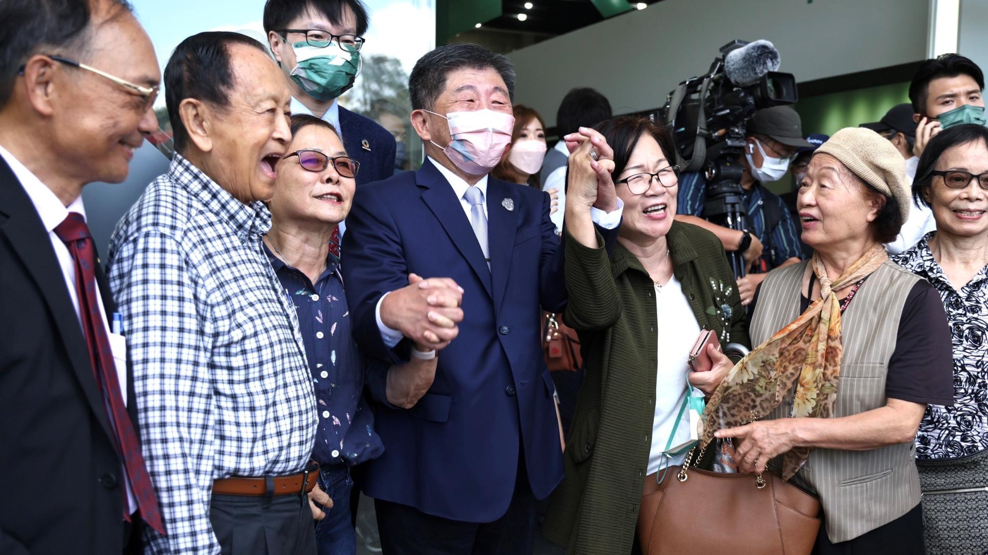陳時中競選辦公室今舉辦「每日一挺—海外學者、女性學者挺阿中」記者會。林啟弘攝