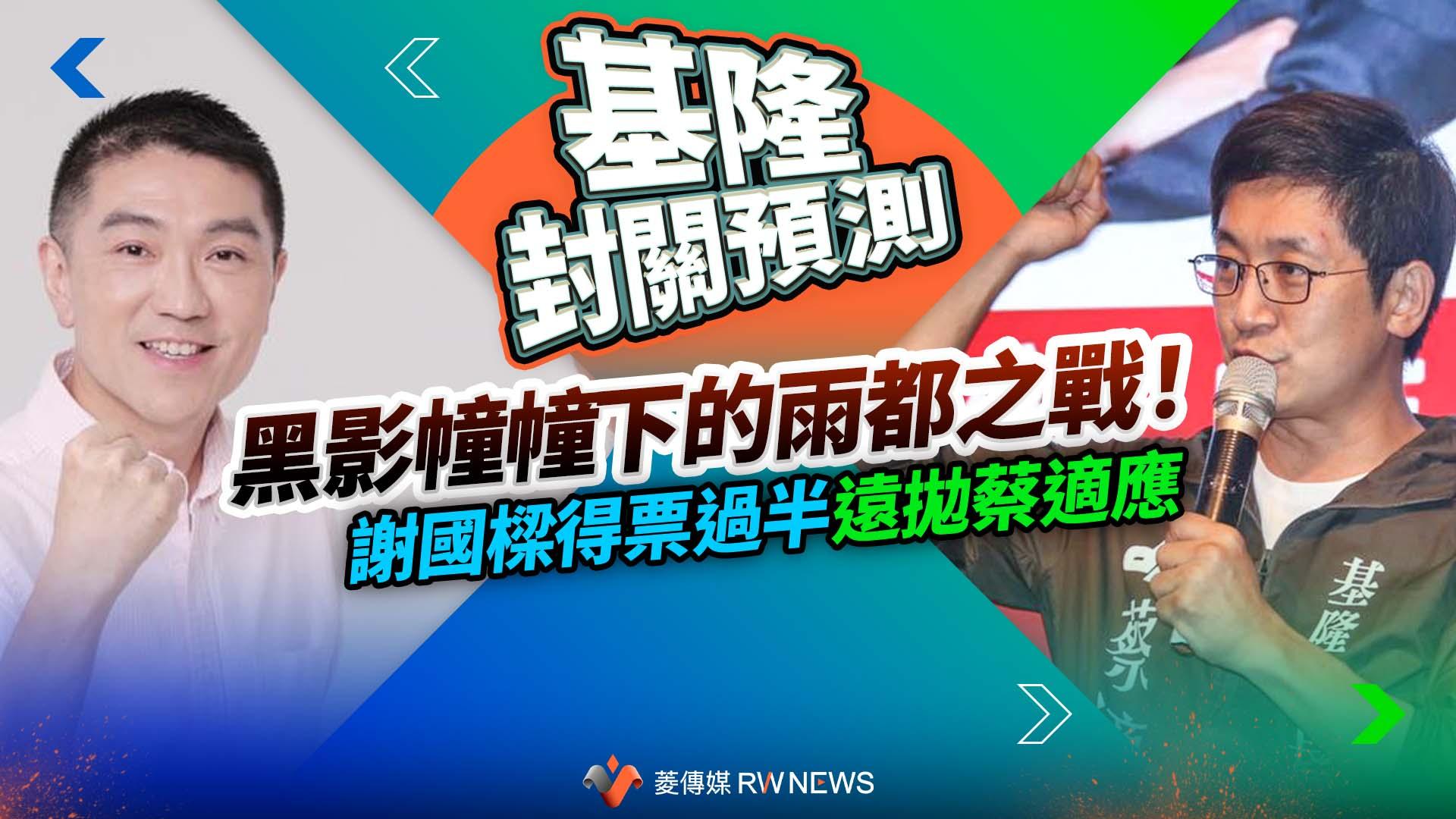 基隆封關預測/黑影幢幢下的雨都之戰!謝國樑得票過半遠拋蔡適應