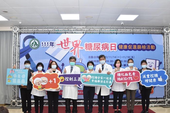 世界糖尿病日 彰基籲:早發現、早治療