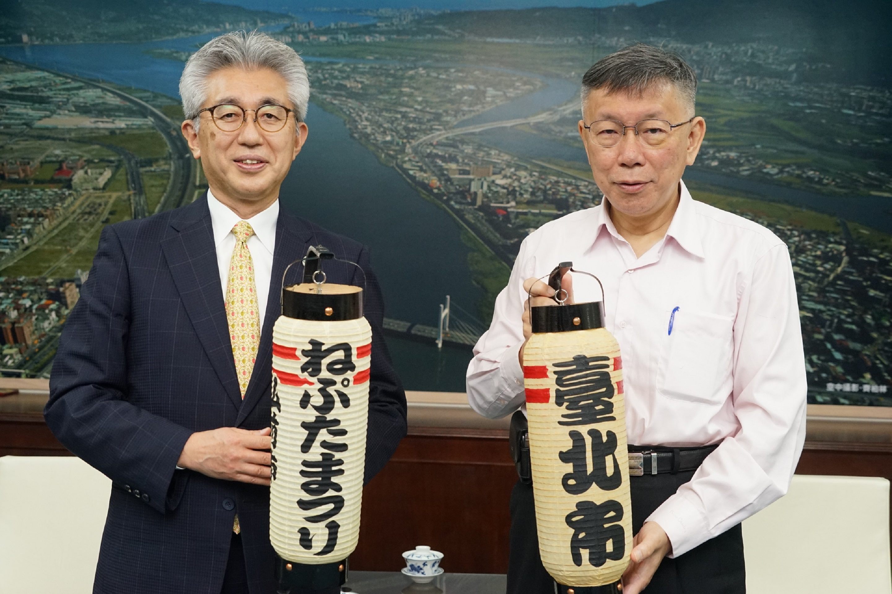 臺北市與日本青森縣弘前市皆有燈籠文化而開啟友誼橋梁