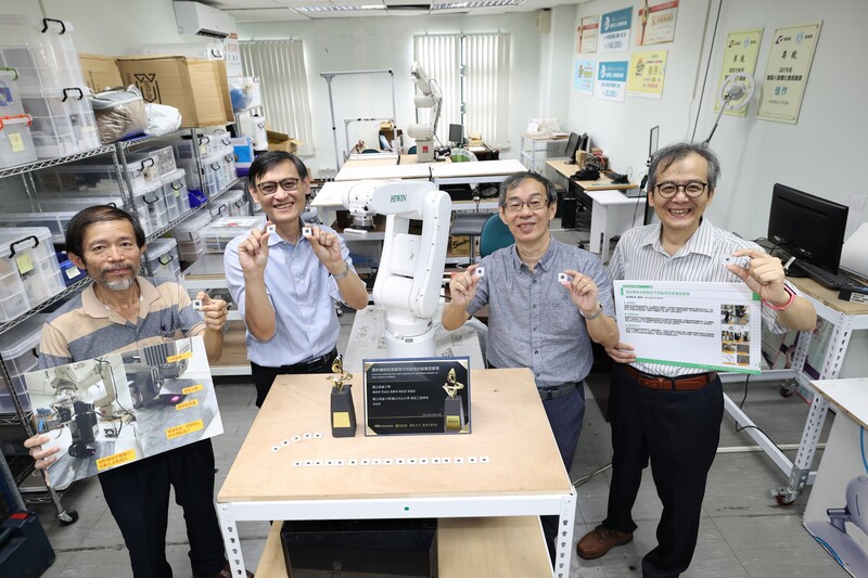 漾新聞|高雄大學鍾宜璋等四教授跨域研發可控黏性智慧膠帶獲未來科技獎