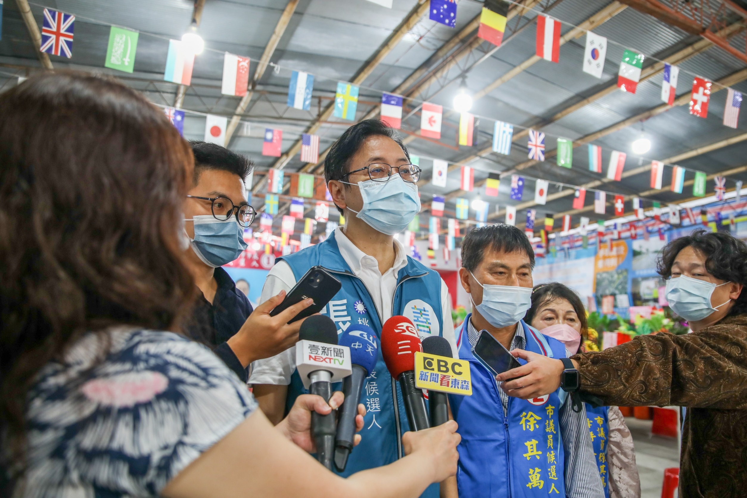 圖片說明：當選市長航空城就停工！張善政斥：進度只會加快不會變慢更不可能停頓。（圖/張競辦提供）