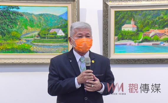 柯育沅董事長從修車到畫車 理工博士斜槓人生開畫展