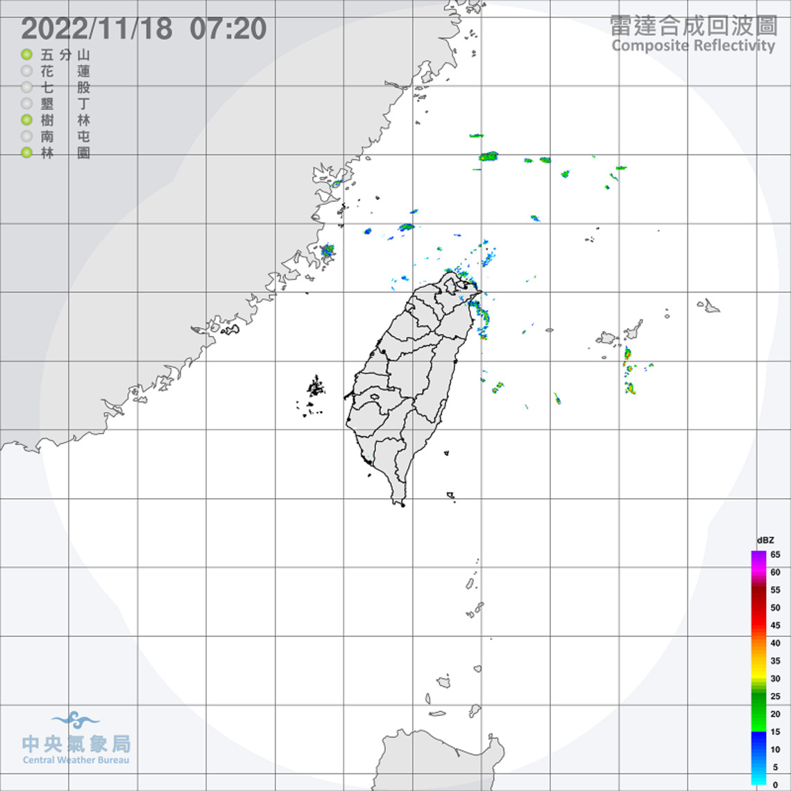 北東降雨漸少 各地大多晴到多雲