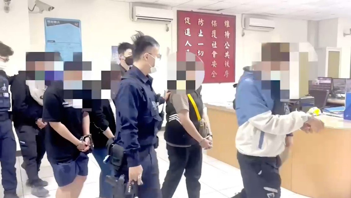▲女子疑因口角糾紛遭施暴致死,新湖警迅速逮捕5名涉嫌人 (圖/新竹縣警察局 提供)