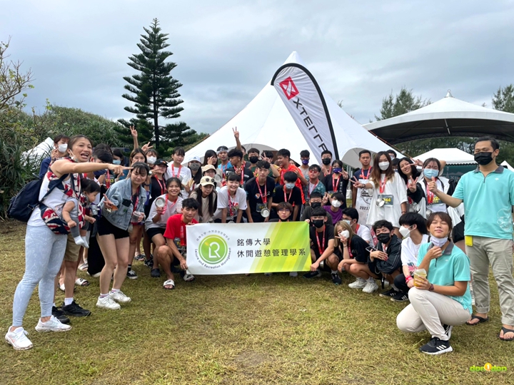 銘傳大學休閒遊憩管理學系,學員們也團報這場比賽,作為學系內的 Team Building 。