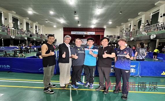 首屆樸實文樟盃桌球賽登場　電視金鐘男配角到場加油