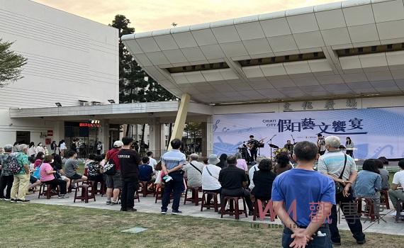 迎接嘉義市國際管樂節30周年  文化廣場假日樂聲響起