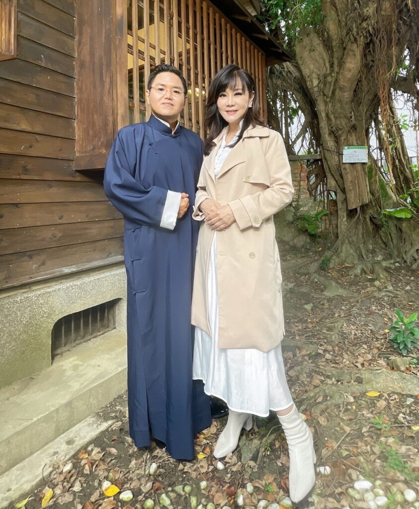 龍千玉與新人李學宸拍新歌煙雨江南MV