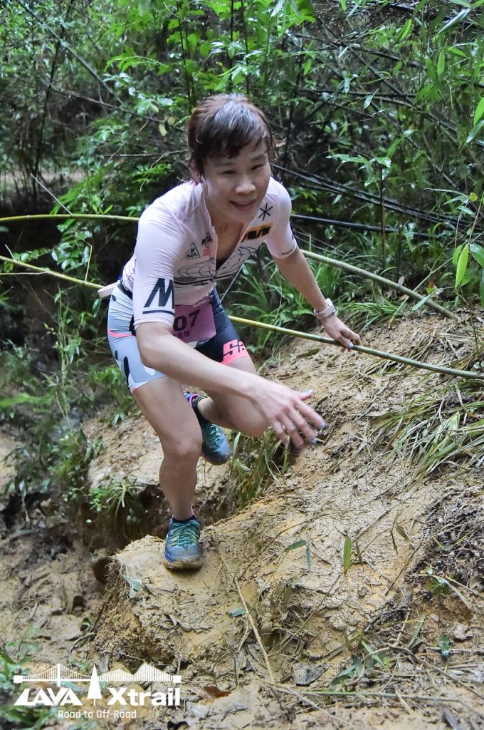 陳雅慧爬山經驗豐富,今年剛牽公路車,希望可以挑戰更多鐵人賽。圖片來源:LAVA Xtrail
