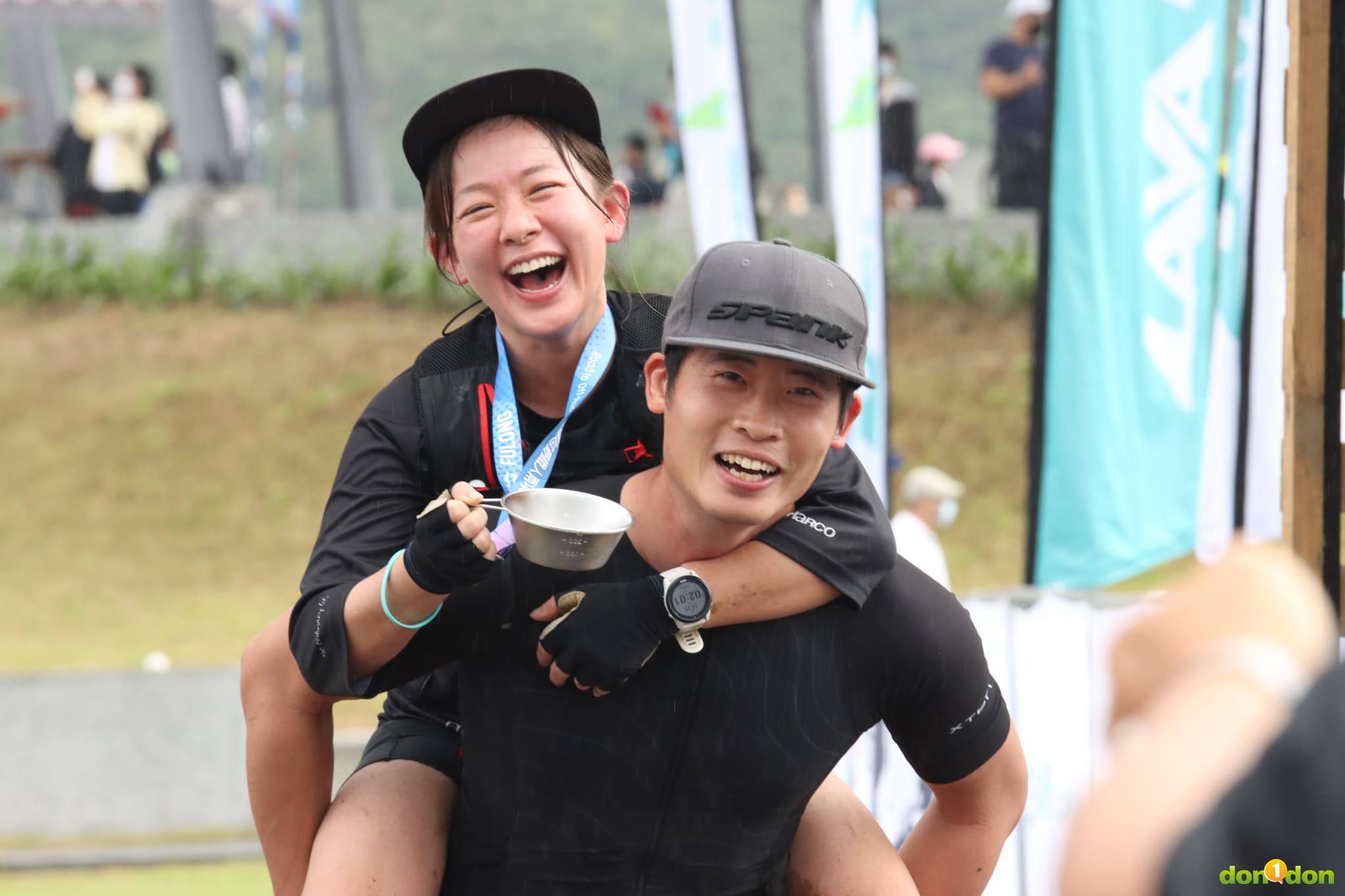 藝人151 林彥君和亞洲車王「阿丹」江勝山也都參加了LAVA Xtrail福隆站賽事,開心完賽!