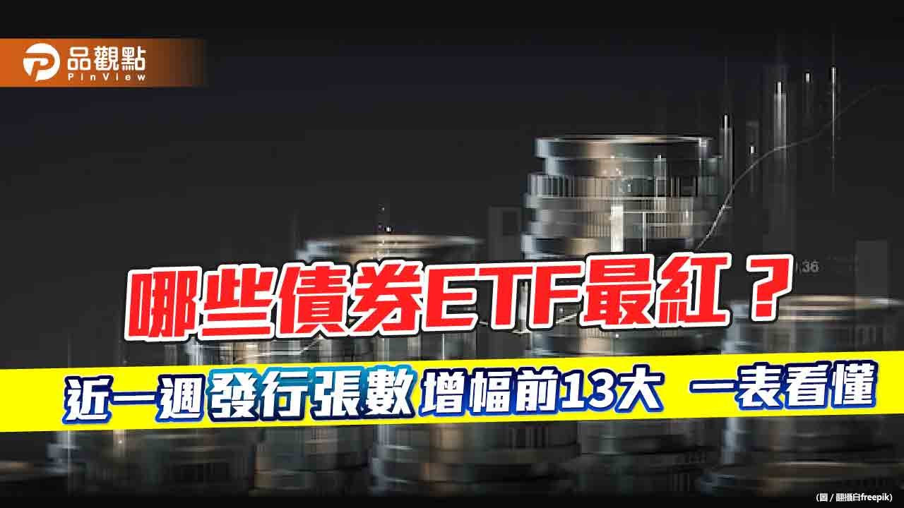 13檔債券ETF買盤激增！統一美債增幅居冠　法人看好投資等級債｜財經