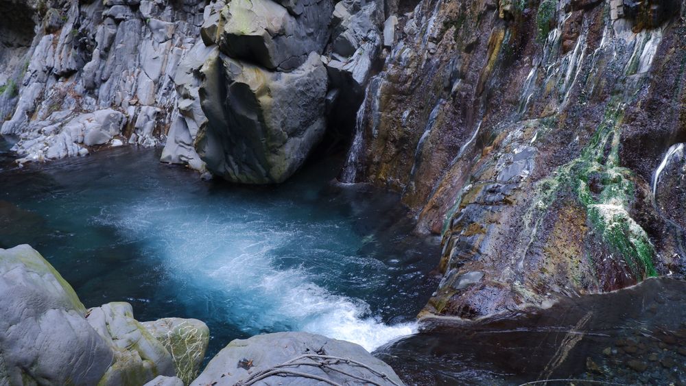 Dark,Stream,In,Lisong,Hotspring