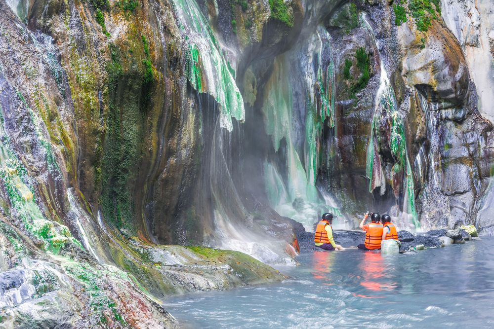 Taitung,,Taiwan, ,Lisong,Hot,Springs,And,The,Colorful,Mineral Caked