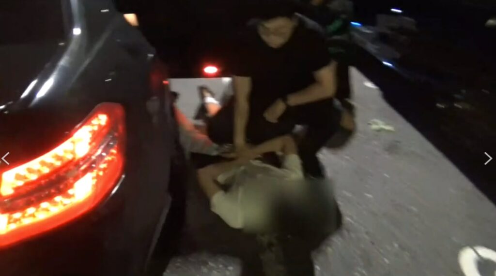 人犯逮捕畫面