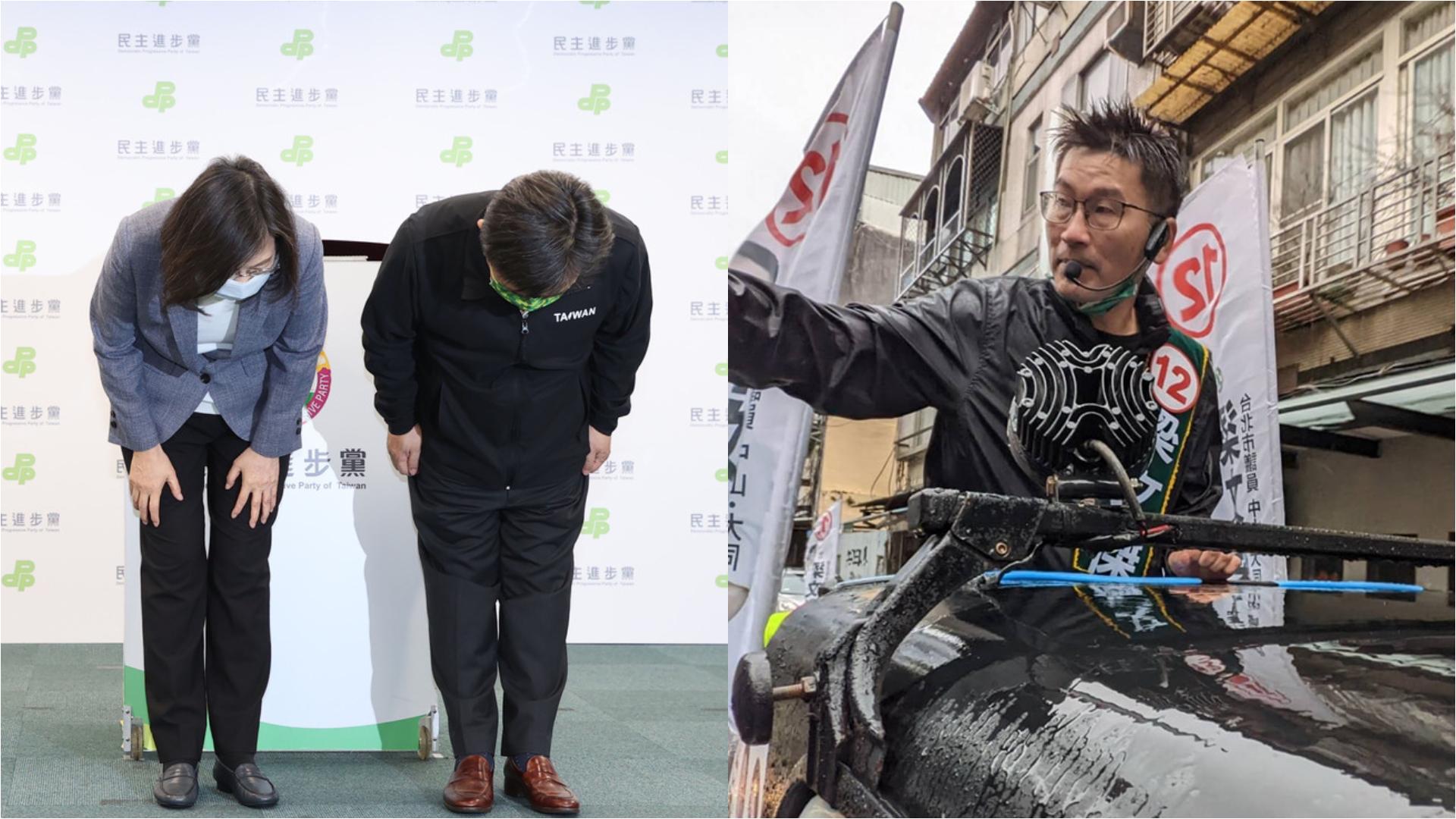 梁文傑點出年輕人不投民進黨,主要有兩個原因就是疫情和兵役問題。翻攝中央社、梁文傑臉書