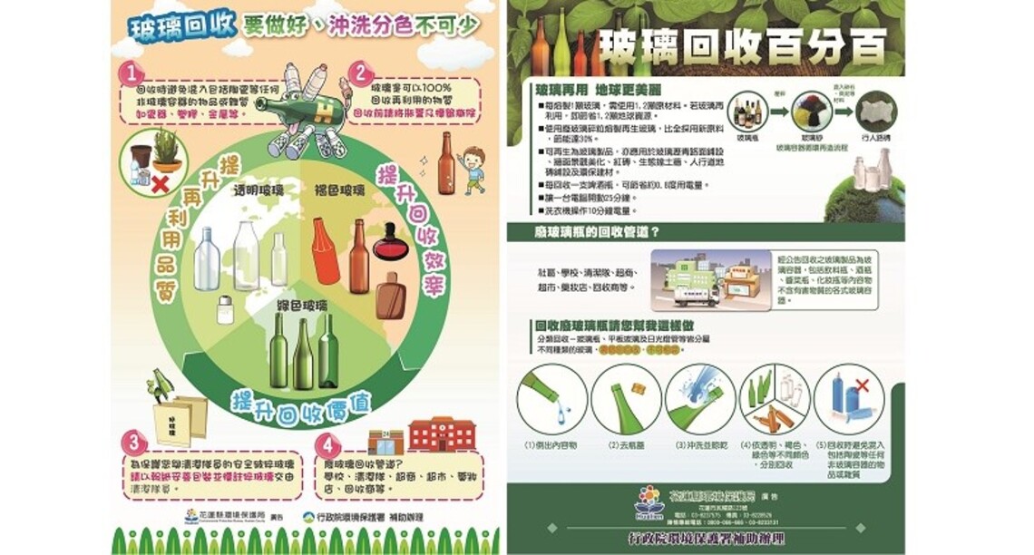 沖洗分色再回收 賦予玻璃新生命